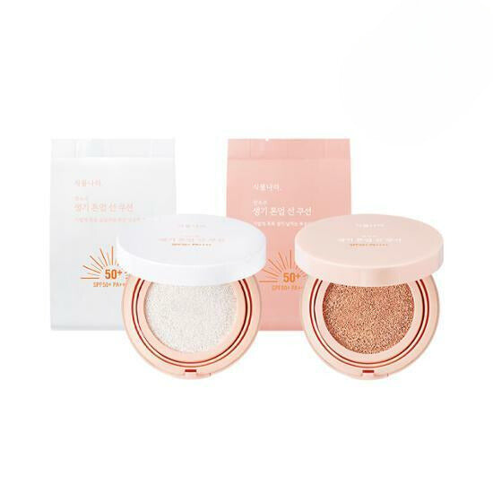 Shingmulnara Oxygen Water Tone Up Sun Cushion Special Set with Refill 2 Colors