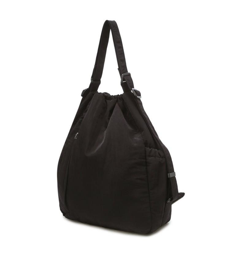 Athe Vanessabruno [Ruban] Black Ribbon Backpack And Shoulder Bag L Aaba6F901Bk