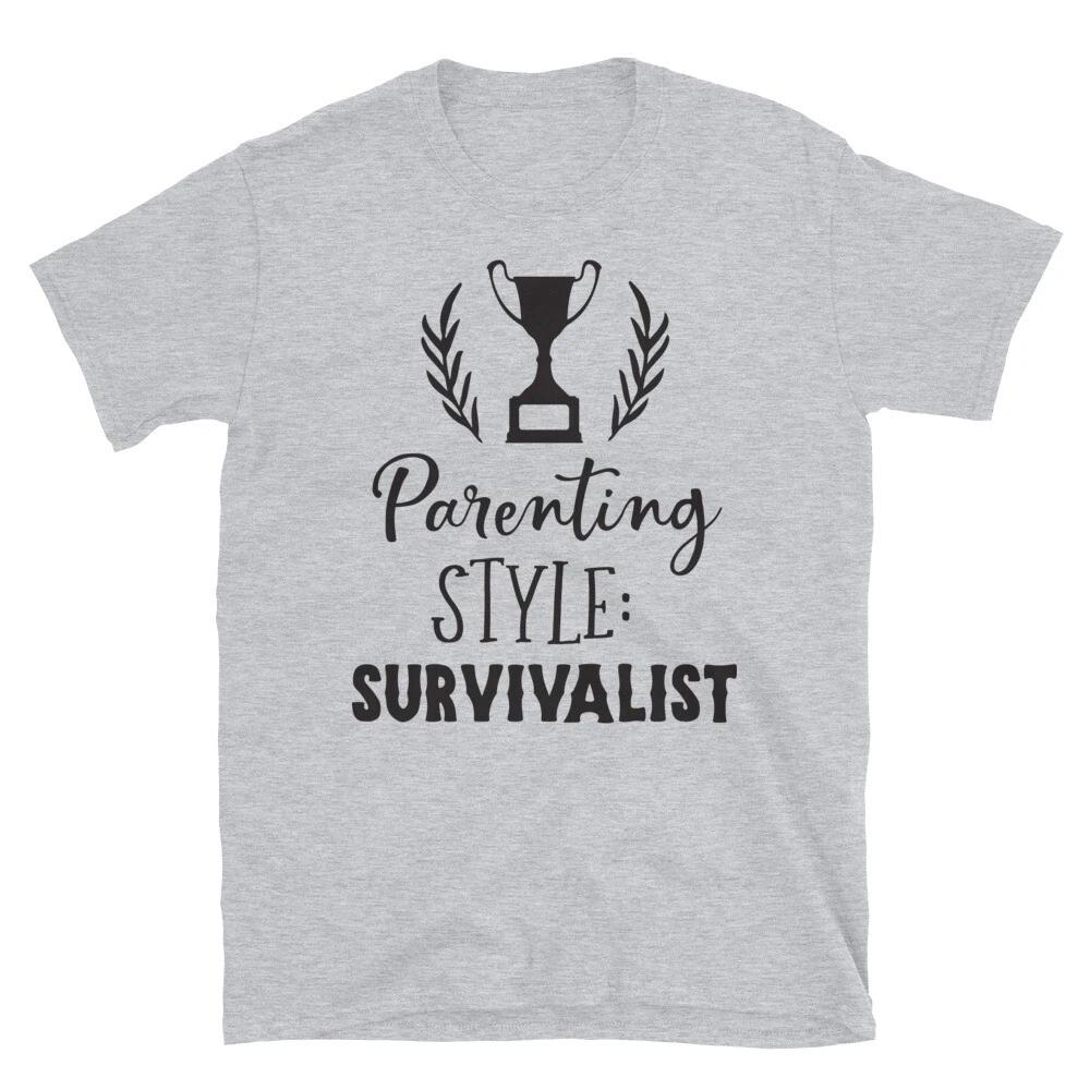 Parenting Style Survivalist Family Love Classic Fit T-Shirt 3XL
