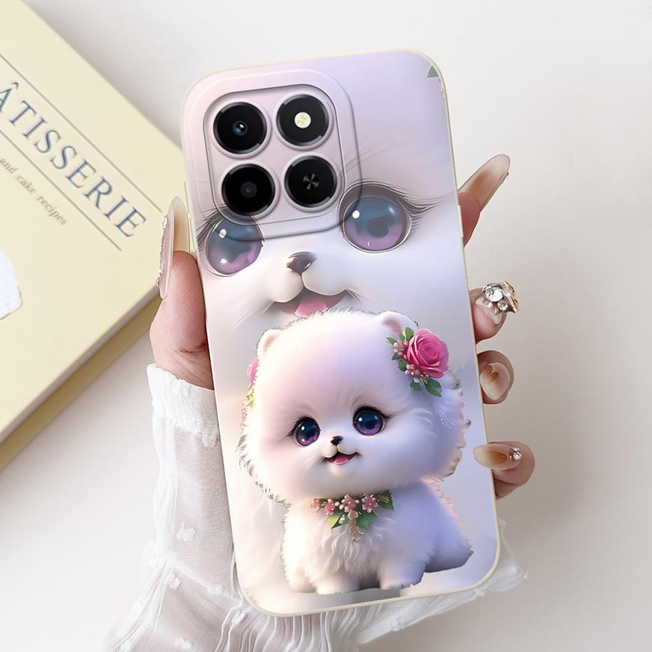 For Cover Honor X6c Phone Case Cute Cartoon Rabbit Love Heart Shockproof Funda For HonorX6c 4G NIC-LX1 NIC-LX2 NIC-LX3 X 6c Capa