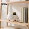 Plant Pot for Windowsill 3D Printed Dinosaur Shaped Succulents Pot, Cute Planter Small Personalized Holiday Gift Cactus Mini Plants, Decorative