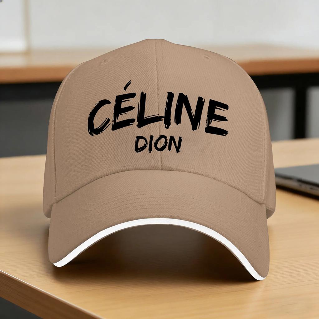 Celine Dion Lässige Baseballkappe Outdoor Fitnessstudio Trucker-Kappe Sommer Sonnenschutz Herren Damen Enganliegend Retro Baseballkappen
