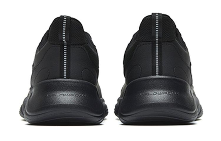 Men's Sneakers Anta Textile, Synthetic Leather Abrasion Resistant Low top Running Shoes Men's Black