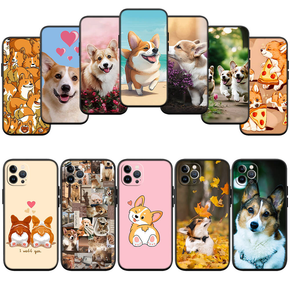 Cute Corgi Dog New Phone Case for iPhone 6 6s 7 8 11 12 13 14 15 16 17 16E XS Pro Max XR X SE Air