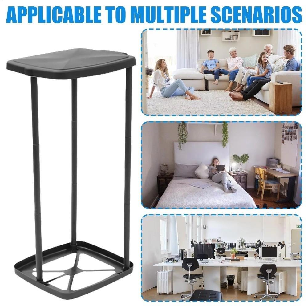 Foldable Retractable Rubbish Bag Stand ABS Plastic Folding Garbage Bin For Home Use
