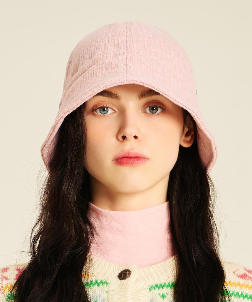 Hwaiteusaenjeu Knit String Bonnet Hat Merimon (6 Colors)