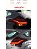 15-18 Ford Focus Hatchback LED Rear Tail Lights with Turn Signals and Daytime Running Lights