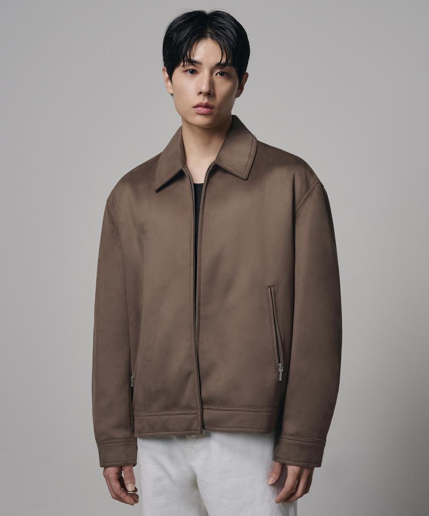 Draw Fit Re-Edition Suede Jacket [Mocha Beige]