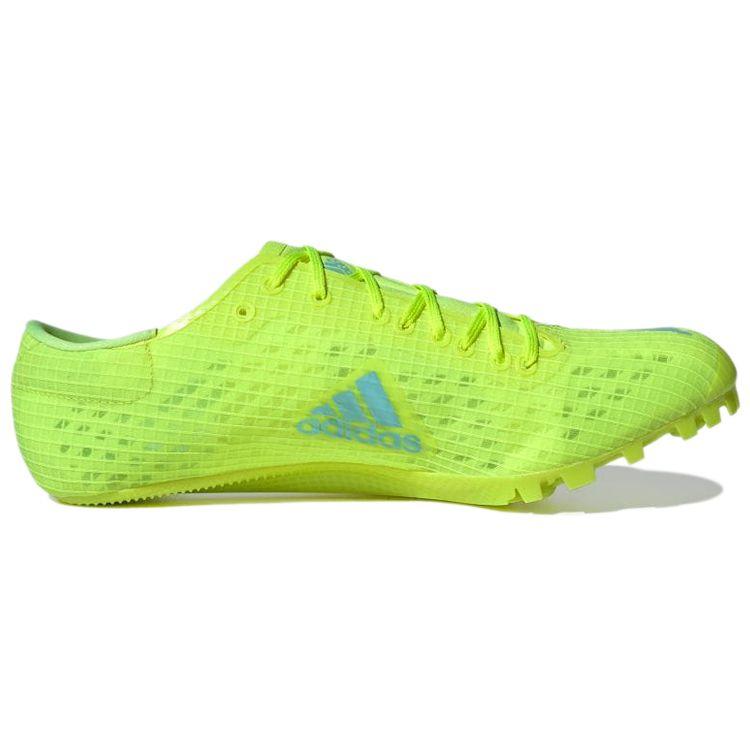 Adidas Adizero Finesse Spikes Solar Yellow Aqua Unisex Sneakers Clear-Aqua Core-Black FW2249