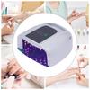 Rechargeable 96W UV LED Nail Lamp, Portable Nail Dryer, 4 Timer Settings, Auto Smart Sensor, Home Salon Manicure & Pedicure Tool