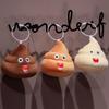 Plush Poop Toy Keychain With Cartoon Face And Soft Pp Cotton For Kids And Adults