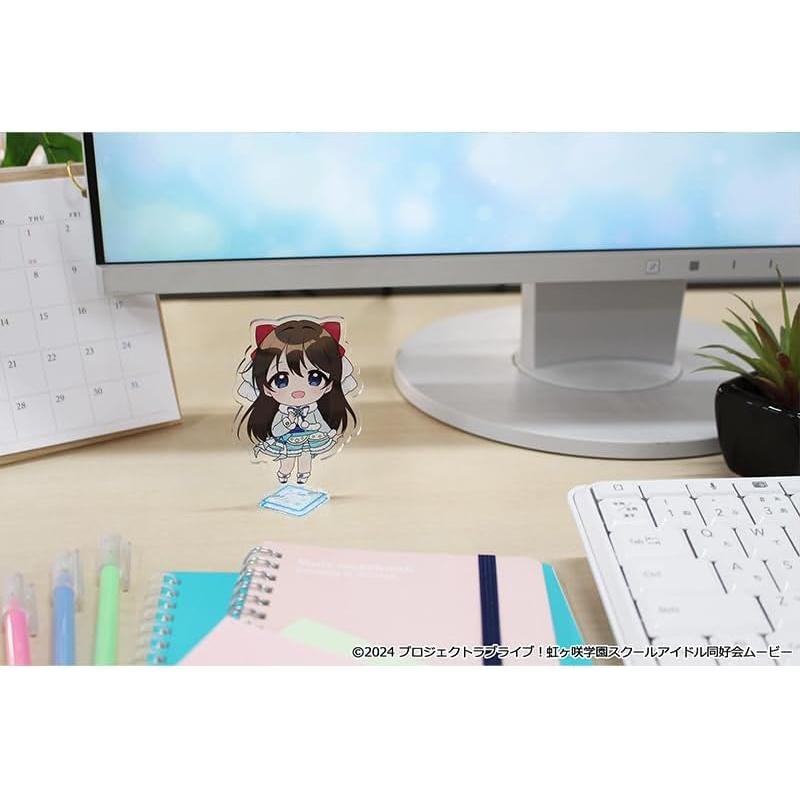 Seasonal Plants Love Live! Nijigasaki High School Idol Club Puchichoko Acrylic Stand [Shizuku Sakurazaka] Winter Costume Ver. 90mm90mm acrylic
