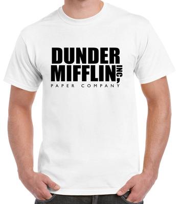 DUNDER MIFFLIN INC - FUNNY OFFICE SLOGAN Mens Womens Kids T-Shirt