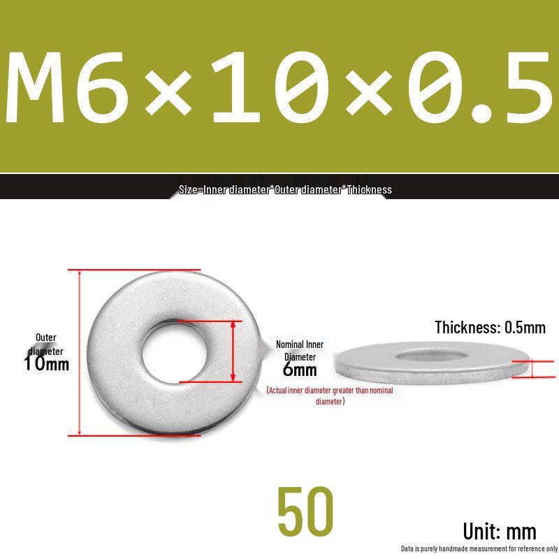 

304 Stainless Steel Enlarged Flat Washer Shim