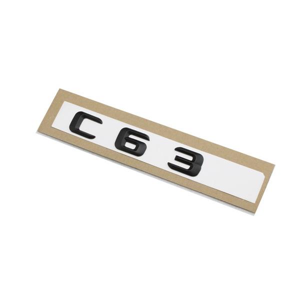 1set New Car Styling For  E63 C63 Emblem Rear Trunk Number Letter Badge Sticker