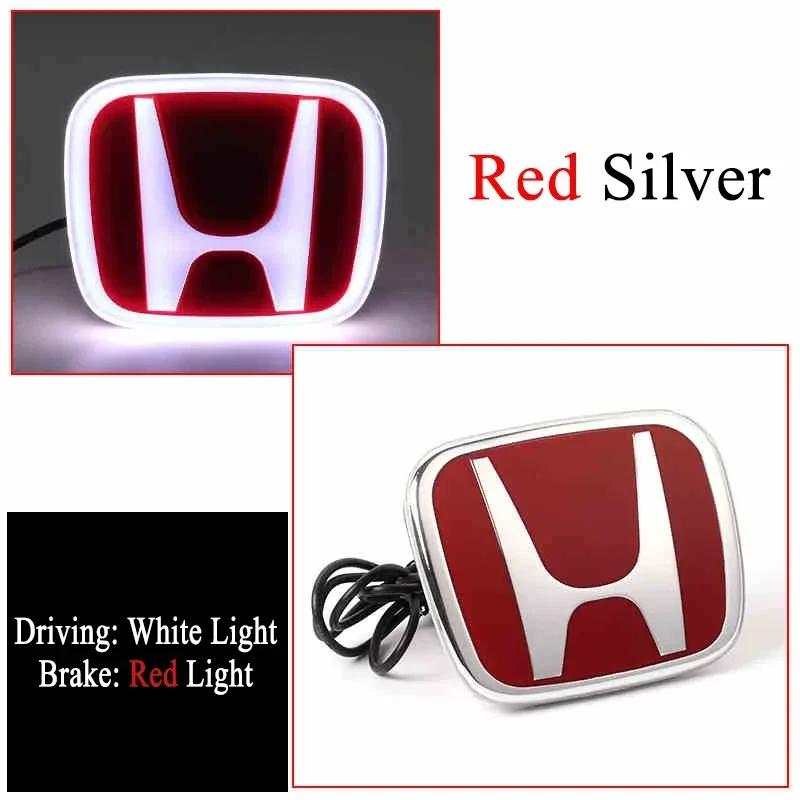 Honda PMMA LED Car Emblem Sticker Front Rear Trunk Light Badge for Accord Civic Odyssey CRV Inspire Amaze Vezel -  Accessories