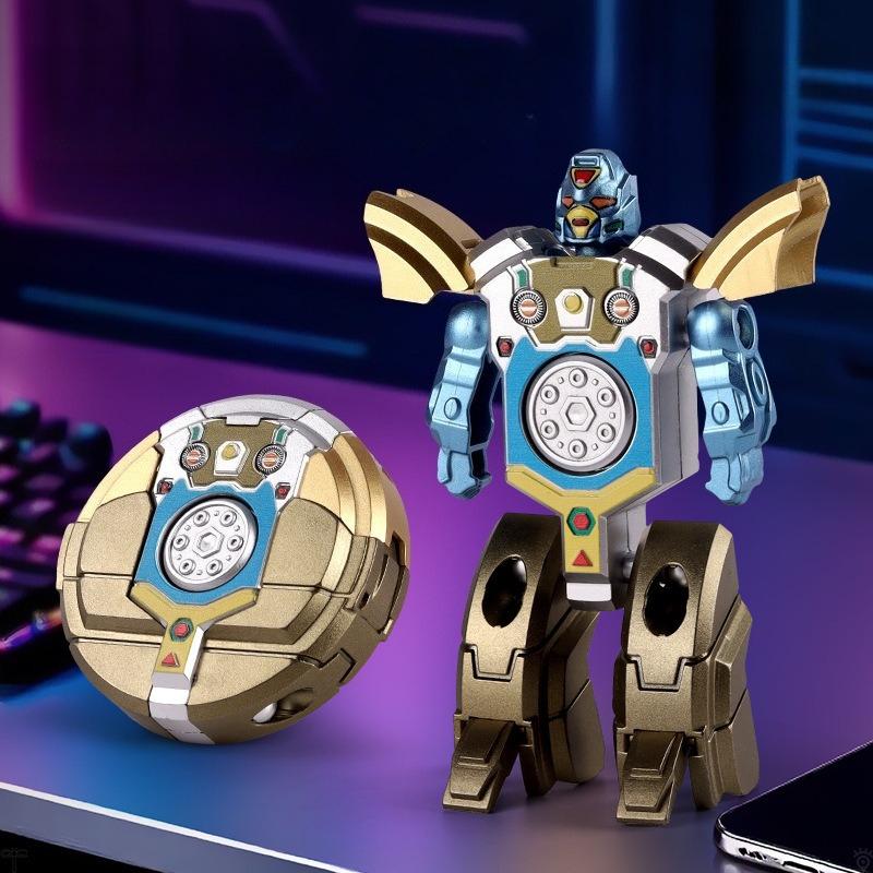 New Stress Relief Cube Transforming Robot Fidget Spinner Two Forms Abs Hand Spinner Edc Adult Fidget Toys
