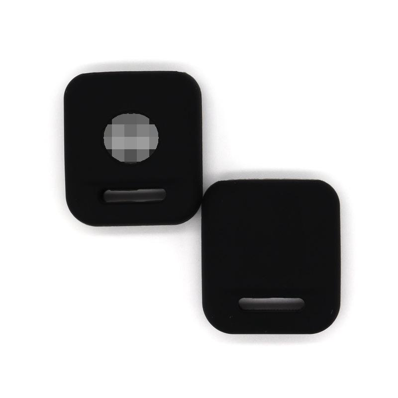 

Suitable for Nissan straight car key silicone protective cover without buttons pure key silicone cover чёрный