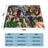 Natsu Erza Gray Lucy Happy Blankets Fairy Tail Anime Fuzzy Throw Blanket Summer Autumn Winter Decoration Soft Warm Bedspreads