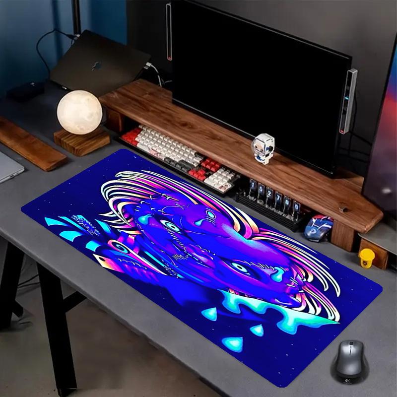Bride of Chucky Print Mouse Pad, Anti‑Slip Desktop keyboard Mat, for PC Laptop Gaming Working Daily Use, Cool Festival Surprise Gift