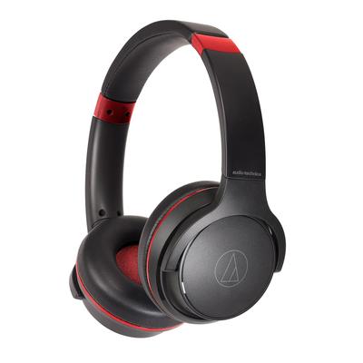 BRD Wireless Bluetooth Up To 60 Hours of Fast Low Latency Slim Audio-Technica ATH-S220BT Headphones, Playback, Charging, Mode, Multi-Point Support,