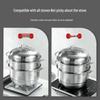 Aiyiyaoxuan 3-lagiger Dampfkochtopf aus Edelstahl