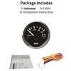 KUS Car Truck Boat 52mm 8-16V Display Voltmeters Pointer Voltage Gauges Marine 18-32V Volt Meters with Yellow or Red Backlight