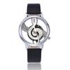 Orologio Unisex Creativo con Nota Musicale per Studenti e Coppie