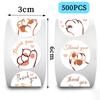 500pcs/Roll Paw Prints Stickers Colorful Cat Paw Stickers Animal Footprint Labels Decor For Birthday Party Decorations