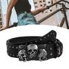 Skull Buckle Grunge Punk Waist Belt Modern Buckle for Jeans Dress Unsiex