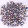 200 Pièces 4MM Perles de Verre Forme Cônes Cristaux Facettés pour la Fabrication de Bijoux Bracelet Collier Boucles d'Oreilles Perles DIY