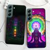 The Mandala Chakra Insist Yoga Phone Case For Samsung A02 A03 A03S A04 A04S Galaxy A55 A35 A25 A15 S10 Lite A9 A8 A7 A6 Plus A90