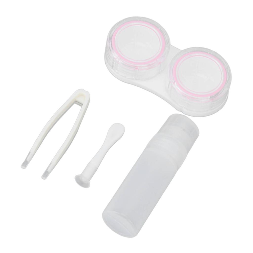 Contact Lens Case Mirror Look Cartoon NaPAW Plastic Material Lightweight Portable Travel Contact Lens Container