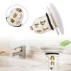 High Quality Bathroom Sink Anti-Clogging Ceramic ABS Copper Modern Shape Sink Drain Stopper Washbasin Draining