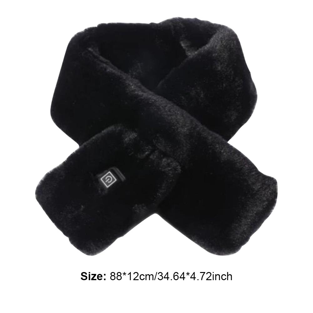 Electric Heating Scarf Heating Pads 3 Gear Heating USB Heater  Thermal Shawl Outdoor Warm Neck Brace Warm Bib For Women Men