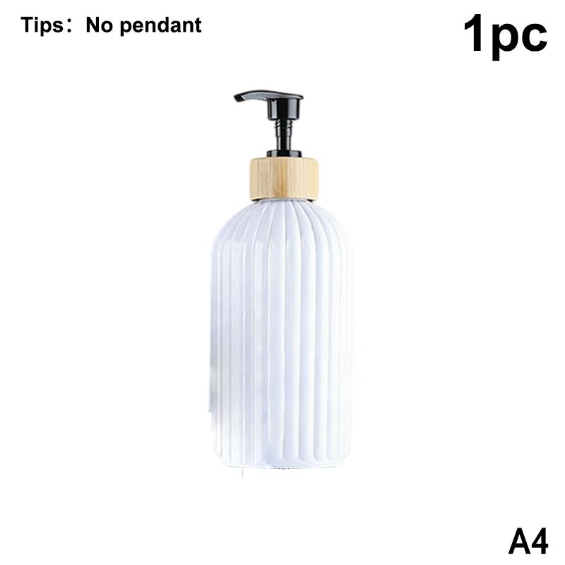 1/3 Stück 500ML Gestreifte Flaschen für Shampoo, Duschgel und Spülung, Nachfüllbare Flasche für Seifenspender in Küche/Bad