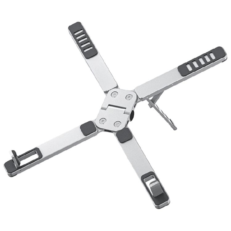 Universal Foldable Laptop Stand For 17inch Devices 5 Adjustable Heights Lightweight