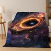 Univers Milchstraße Weltraum Sterne Galaxie Erde Flanelldecke Weiche Warme Überwurfdecke für Schlafzimmer Wohnzimmer Bett Reise Camping