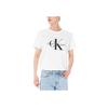 Calvin Klein Printed Logo Cotton T-Shirt Men Tops White J320770-YAF
