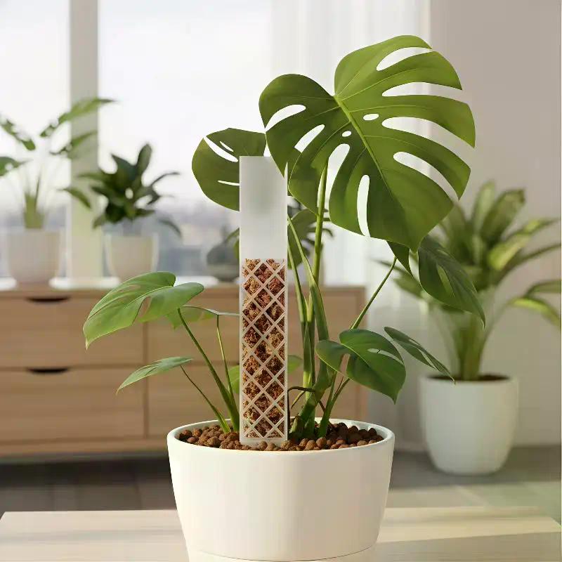 D Shaped Self Watering Plant Drip Moss Column Pole Adjustable Flow for Automatic Water Supply Indoors