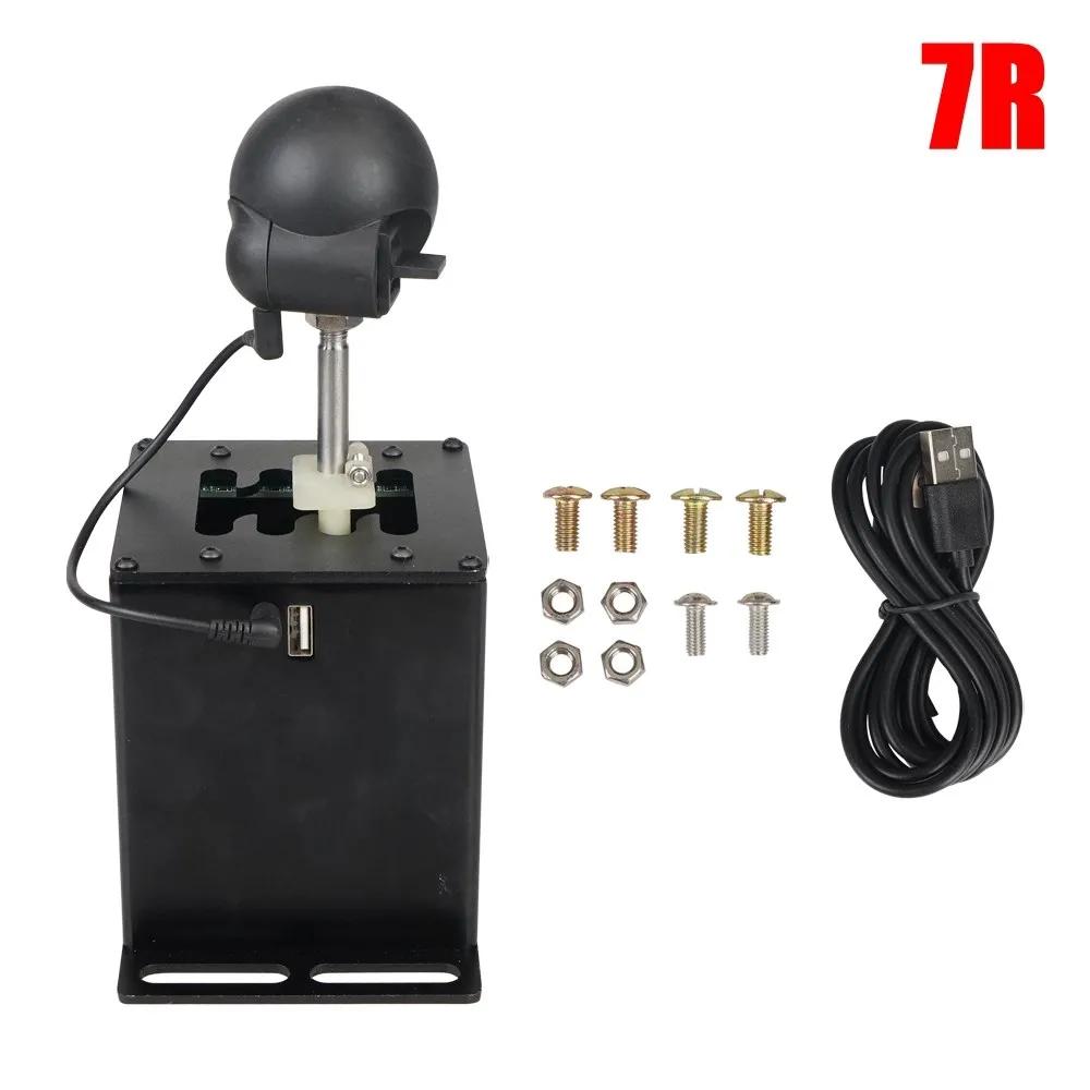 PC USB H Gear Shifter/Bracket For Logitech G29/G25/G27/G920/G923,Thrustmaster T300RS/GT,ETS2 Simracing Simulation Racing Games