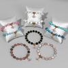 Fashion Evil Eye Natural Stone Beaded Bracelet for Women Men Amulet Protection Jewelry Yoga Spiritual Friendship Gifts