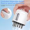 Anti-Frizz Red Light Vibration Massage Comb Essential Oil Liquid Guide Massager  Barber Shop Salon