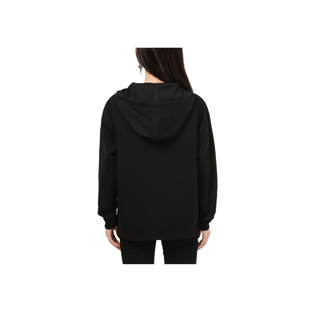 Puma Half-Zip Large Pocket Sports Breathable Hoodie Women Hoodies Black 532340-01