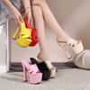 Fashion Hesitant nightclub super high heels slippers women's work shoes catwalk pole dance shoes