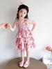 2026 Girls' Floral Summer Sundress: Stylish Princess Cake Dress for Kids