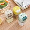 150ML Press Type Seasoning Bottle Glass Spices Condiment Jars Kitchen Salt And Pepper Shaker Boxes For Kitchen Gadget Tool
