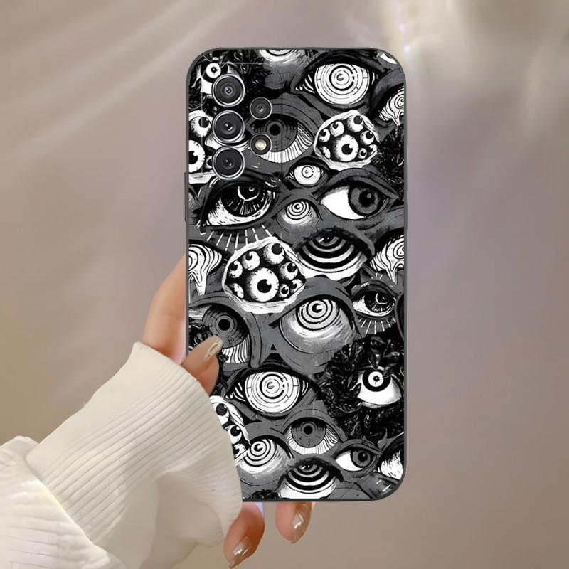 Scary Face Eyes Phone Case For Samsung A53 A52 A13 A73 A32 A51 A23 A22 A12 A02s A20e A40 A50 A21 A72 A70 Cover
