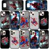 For iPhone 17 16 15 Xiaomi Poco F7 F8 X7 X6 C85 C75 C71 M8 Redmi Note 14 13 12 11 Pro Max 14C 13C 15C A4 Phone Case Marvel Spider Man Spiderman Cover