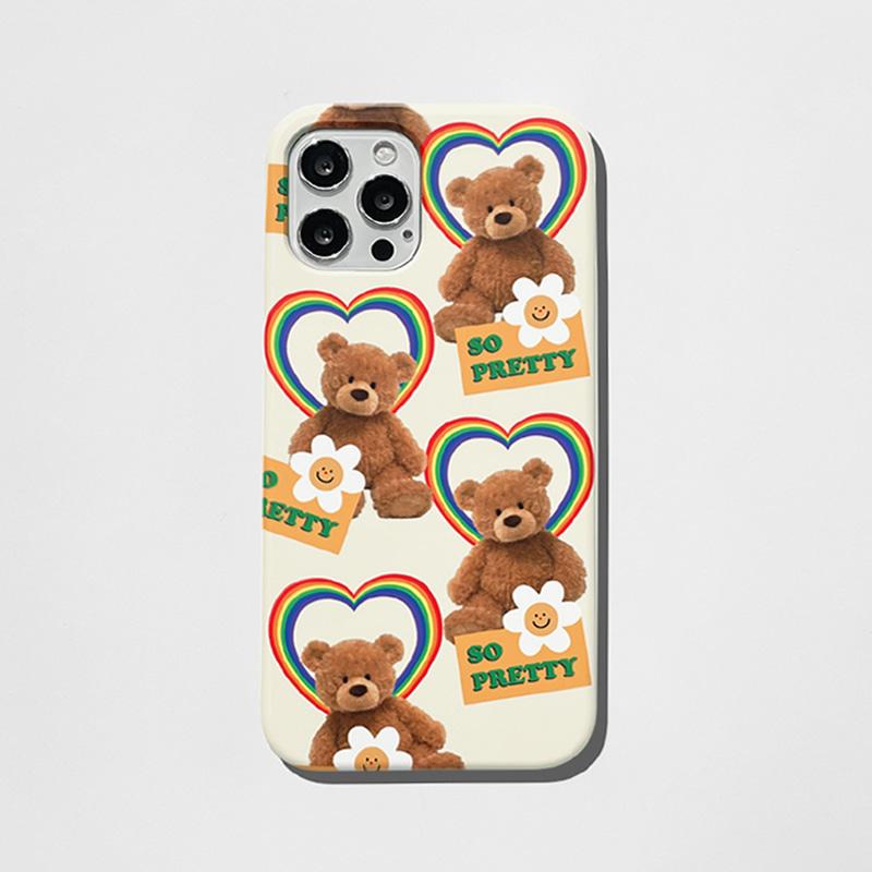 Y2K Ins Korean Stickers Phone Case for iPhone 17 16 15 14 13 12 11 Air Pro Max X XS XR XSMax 7 8 Plus Glossy Film Hard PC Cover